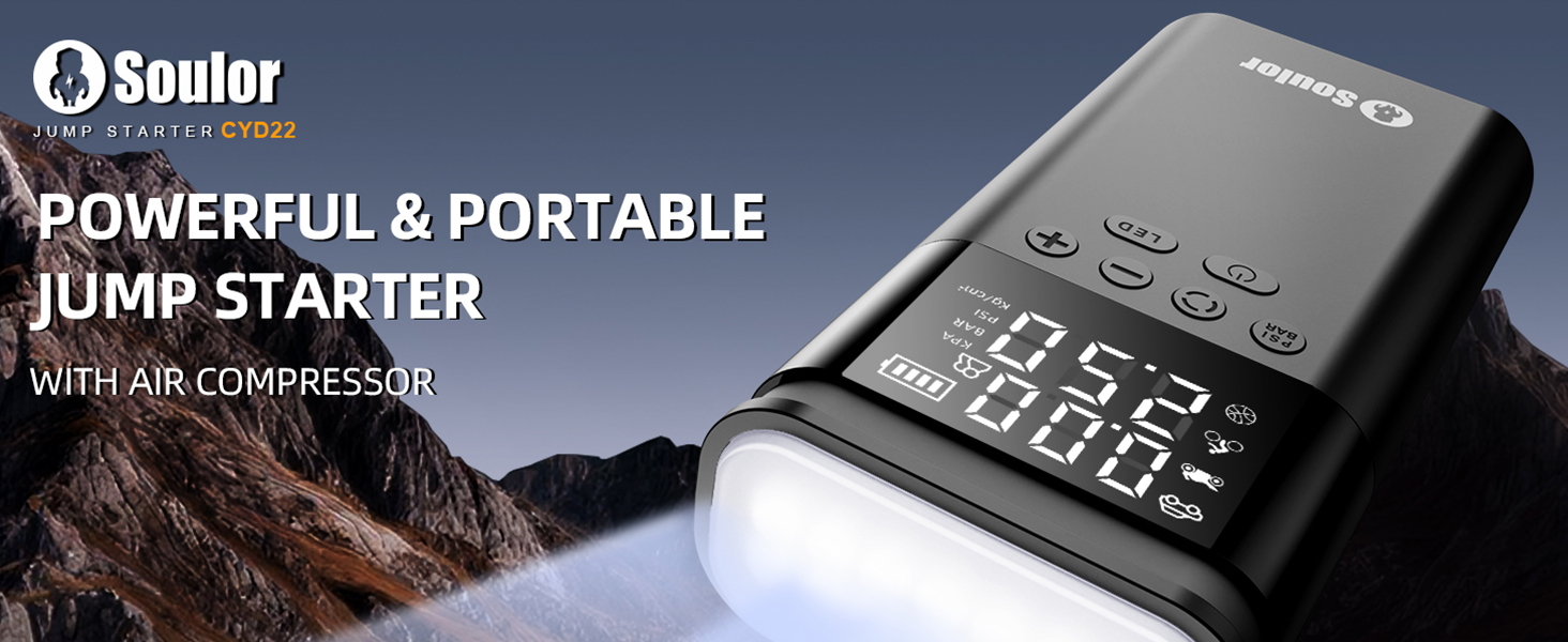 jump starter with air compressor