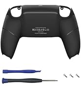 CHARM FOCUS Back Shell Grip Cover Compatible with PS5 Controller, Soft Rubber Overmold and Anti-S...