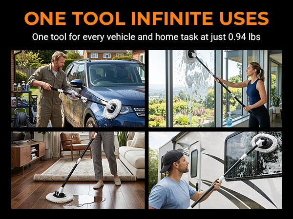 One tool for every vehicle and home task at just 0.94 lbs
