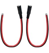 IMIYORE 0.8FT 5.5mmx2.1mm 14AWG Pigtail Cable Female Repair Cable DC 5521 Connector for CCTV Surv...