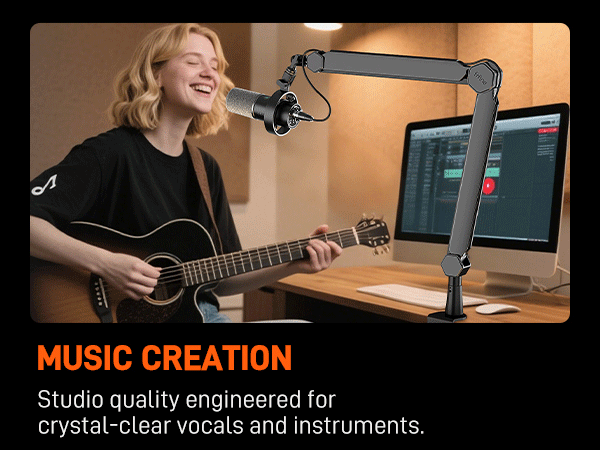 mic boom arm for vocal recording music