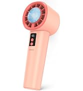 MINISO Portable Fan Regargeable, Cooling Fan Handheld 3000 mAh, USB Makeup Fan with Ice Cooler, 7...