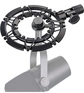 Shure MV7 Shock Mount Reduces Vibration Noise Matching Mic Boom Arm Stand