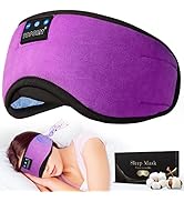 TOPOINT Sleep Headphones, Sleeping Headphones Bluetooth Sleep Mask with Bluetooth Headphones, Aid...