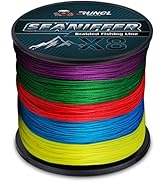 RUNCL Braided Fishing Line X8, Pro Grade Tournament PE Line for Fresh/Saltwater, Abrasion Resista...
