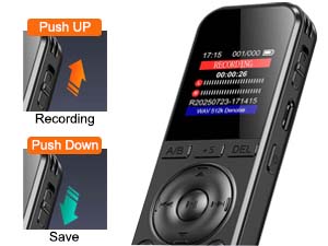128GB Portable Voice Recorder