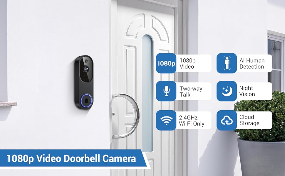 Wireless Video Doorbell Camera