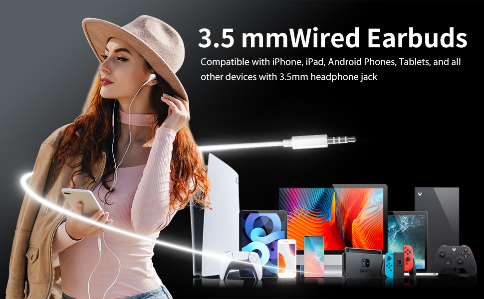 3.5 mm Wired Earbuds