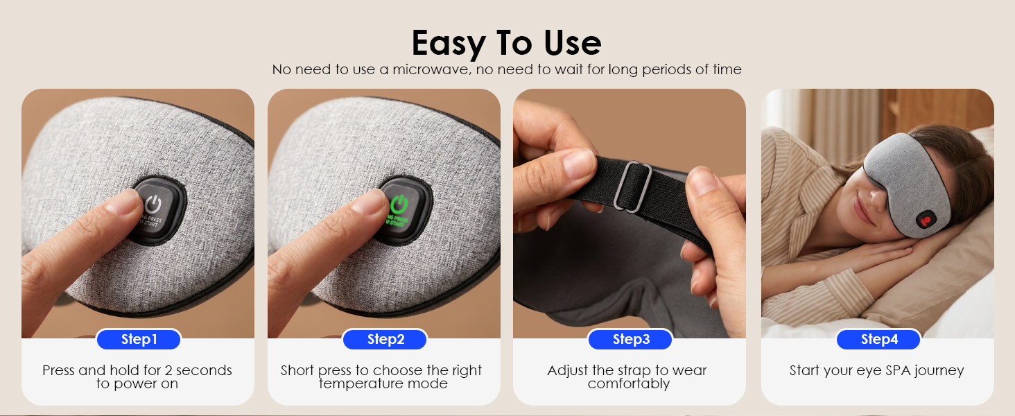heated eye mask