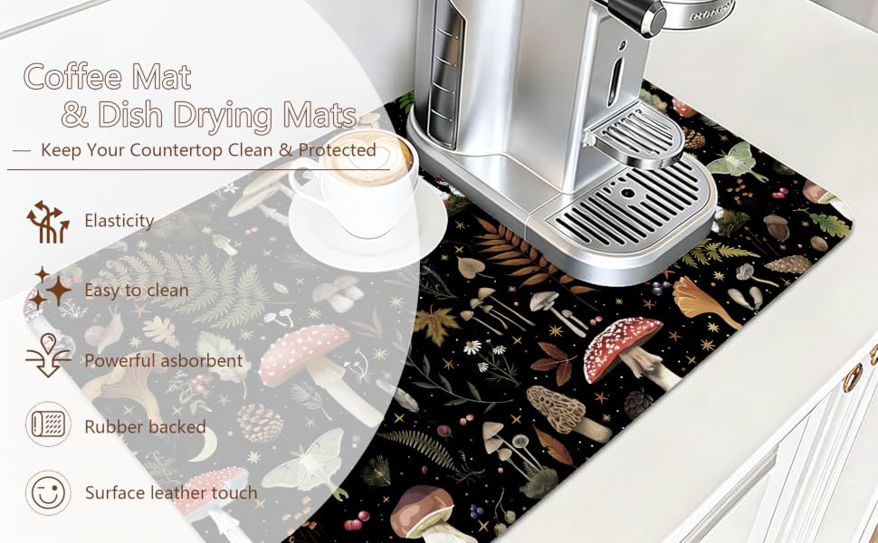Coffee Mat &amp;amp; Dish Drying Mats
