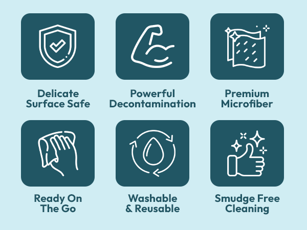 Special Blue Light Glasses Microfiber Cleaning Cloths