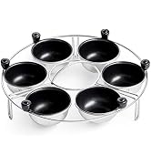 Eggssentials Egg Poacher Insert Stainless Steel Poached Egg Cooker Eggs Poaching Cup PFOA Free Eg...
