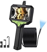 BINTA Endoscope Inspection Camera with 6 LED Lights 4.3'' HD 1080P IPS LCD Display IP67 Waterproo...