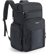 TOURIT Waterproof Cooler Backpack: 30 Cans Insulated Leakproof Portable Cooler Bag Beach Travel C...