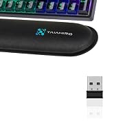 Wireless Mechanical Gaming Keyboard with Transparent Keycaps, 100 Keys Hot-Swap RGB Backlit, 3-Mo...