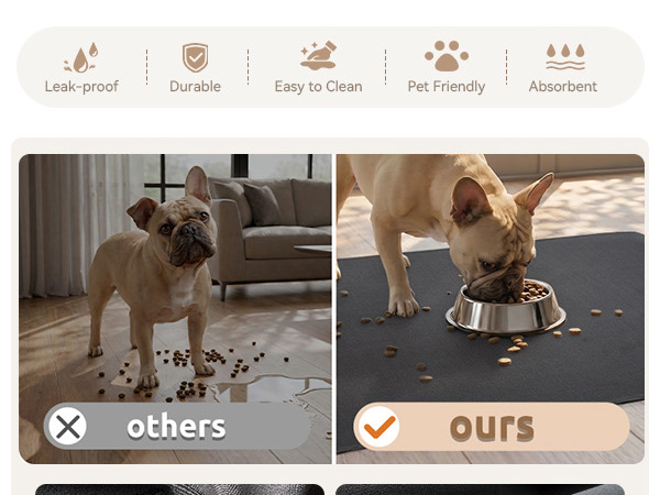 dog feeding mat