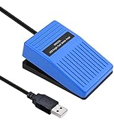 iKKEGOL Upgraded 2023 Digital Optical USB Foot Pedal, USB Single Foot Switch Game Control, One Ke...