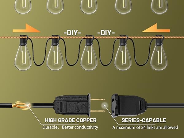 outdoor string lights