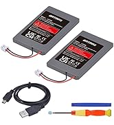 Batmax 2Pc LIP1359 Battery Replacement for Sony PS3 PlayStation 3 Controller Sixaxis Dualshock 3 ...