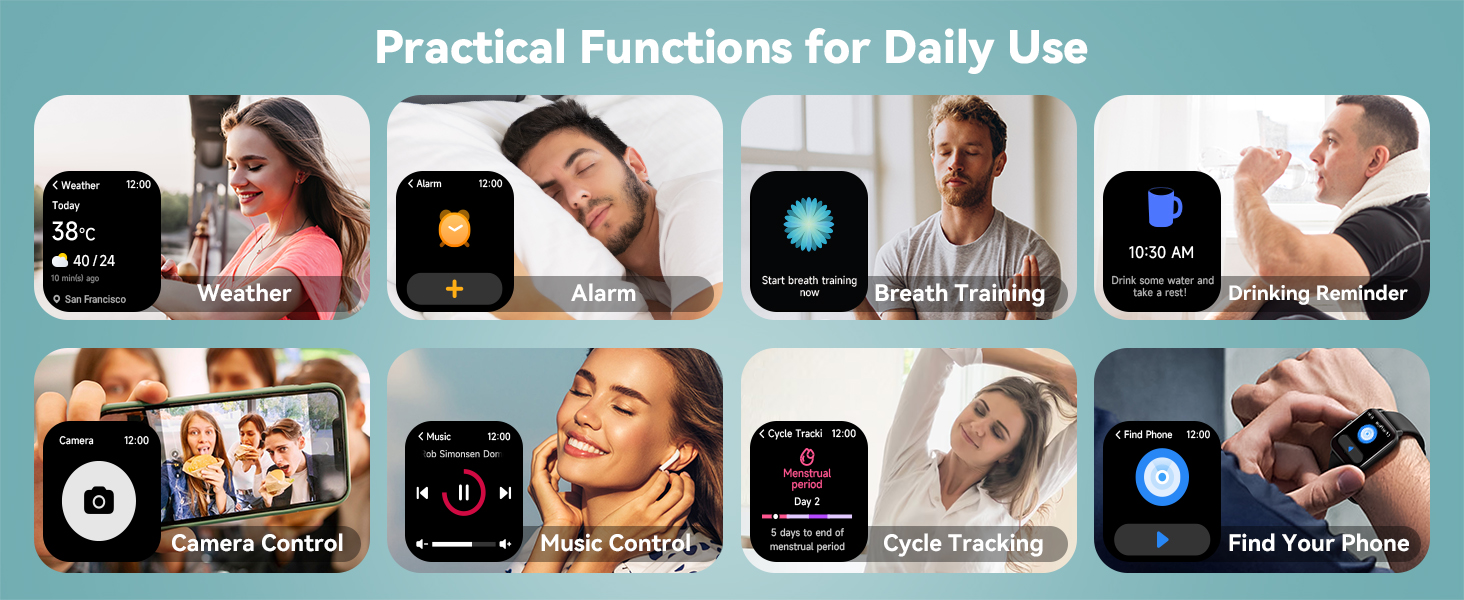 Multifunctional Smartwatch for men and women