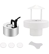 FITNATE 350ml/H Mist Maker Metal Fogger Atomizer for Water Fountain Pond Pot Rockery Sink, with R...