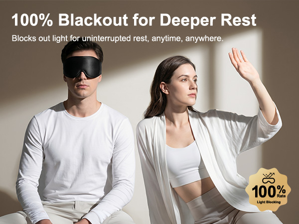 weigjhted sleep mask blackout,mens sleep mask blackout,100% blackout sleep eye masks,light blocking