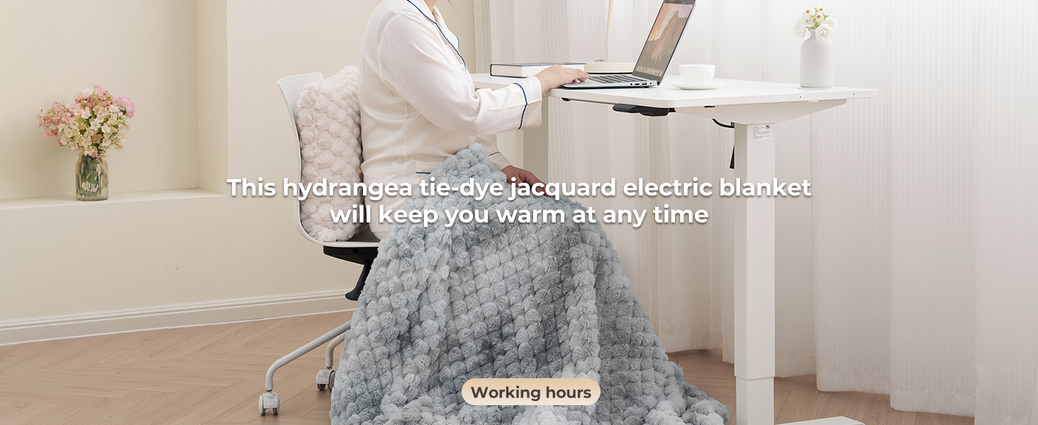 Heated Throw Blanket 50&amp;#34;x60&amp;#34;