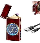 COMANYI Electric Lighter with Plasma Arc, Windproof USB Rechargeable Lighter with Cool Design, Cl...