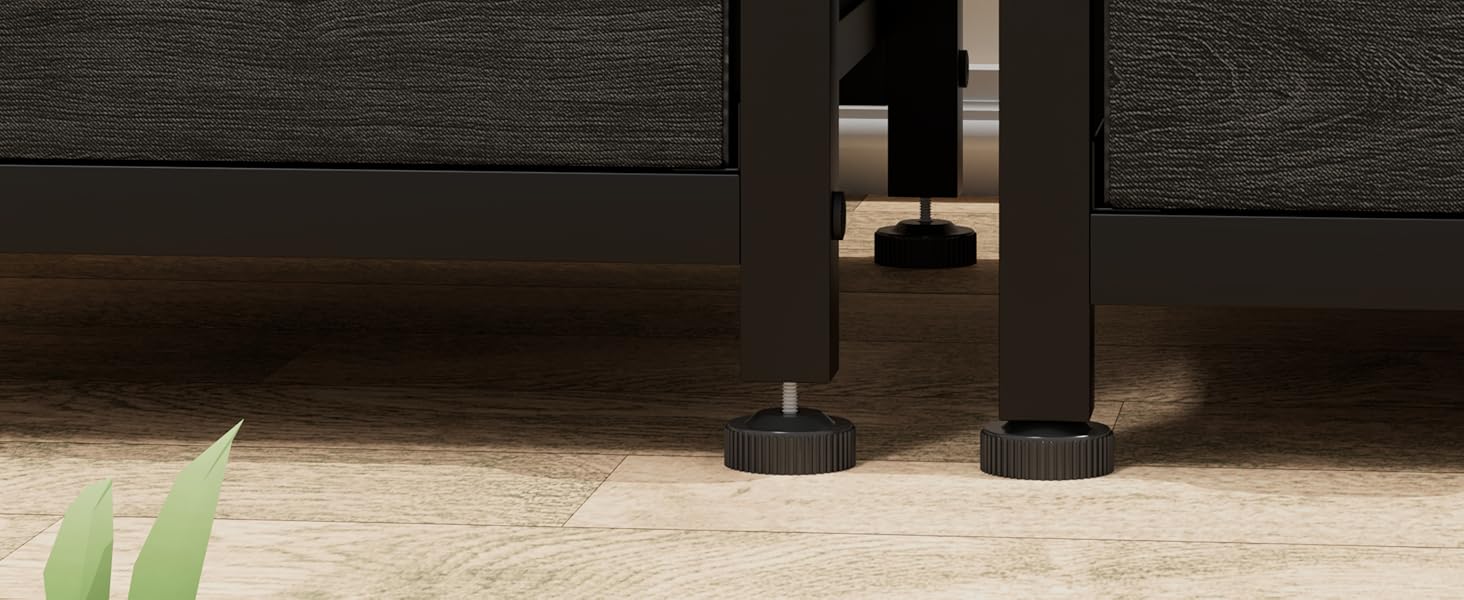 LED Nightstand with Charging Station