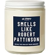 CE Craft - Smells Like Robert Pattinson Scented Candle - Mahogany Teakwood Scent - Gift for Her, ...