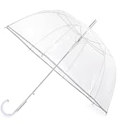 G4Free 52 inch Clear Bubble Umbrella, Large Canopy Transparent Dome Coverage Stick Umbrella, J Ho...