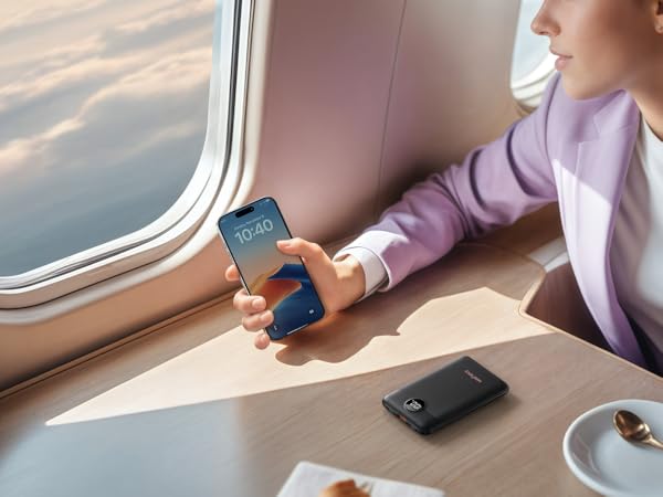 The power bank is TSA approved and it is suitable for travel