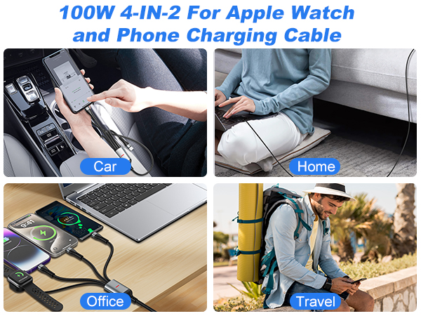 multi charging cable for apple watch
