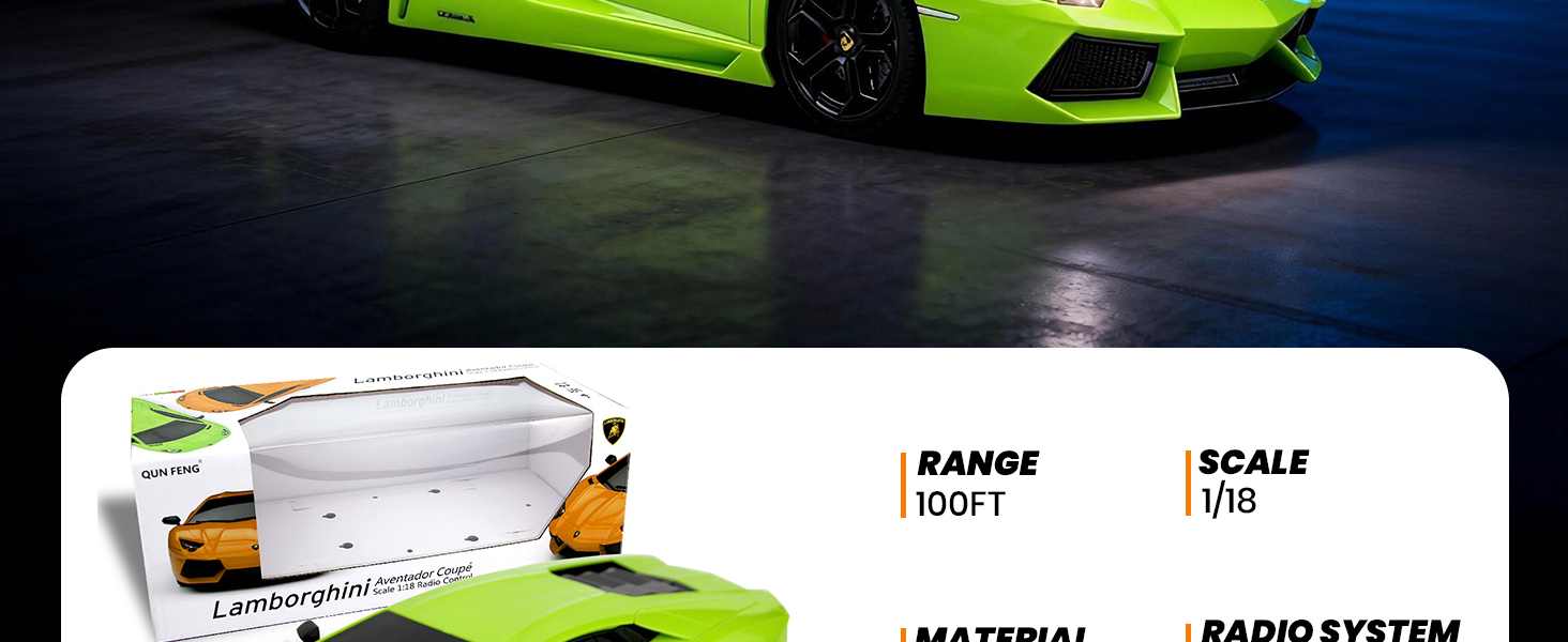 lamborghini remote control car green 2