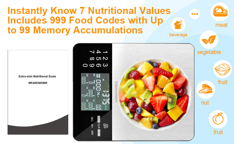Stainless Steel Nutrition Scale