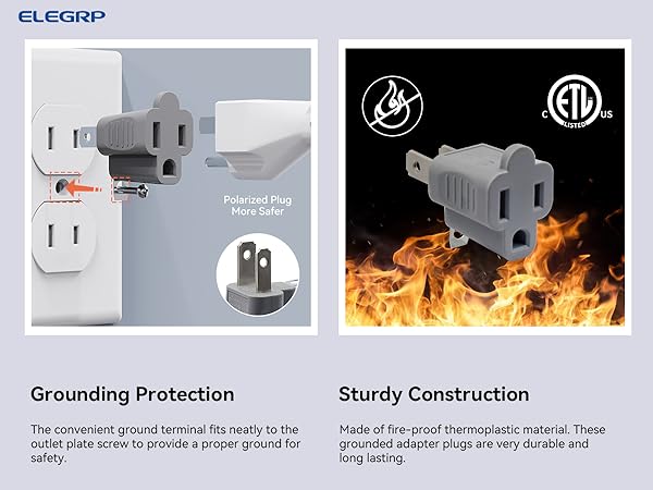 2 to 3 prong outlet extender adaper