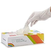 Kids Disposable Nitrile Gloves for 7-14 Years - Latex Free, Powder Free - for Crafting, Painting,...