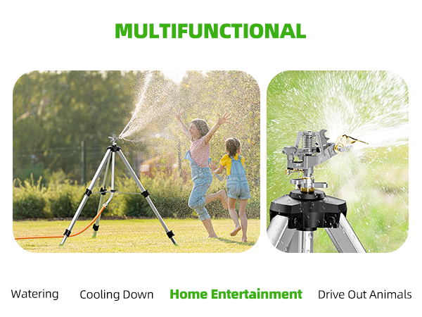 tripod sprinkler for garden