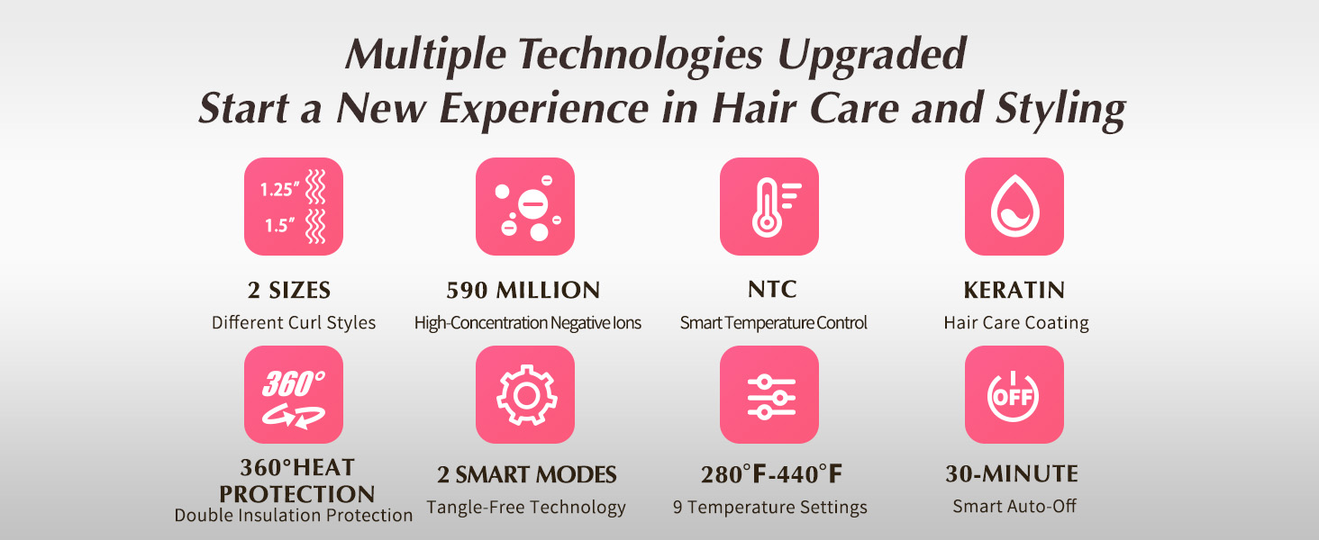 Professional Anti-Tangle Curling Iron