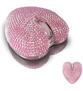 elec Space Wireless Bluetooth Mouse, Silent and Stylish Heart-Shaped Mouse for Laptop, PC - 10m R...