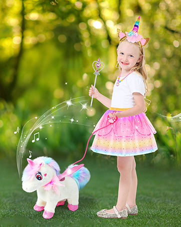 Walking Talking Singing Interactive Unicorn Toy