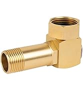 Hourleey Garden Hose Adapter, Brass Replacement Part Swivel, Hose Reel Parts Fittings