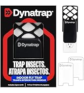 Dynatrap DT3007 Indoor Plug-in Fly Trap for Flies, Fruit Flies, Moths, Gnats, and Other Flying In...