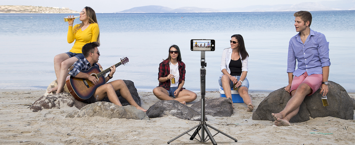 selfie stick tripod with lights