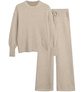 GKBK Women's 2 Piece Oversized Fuzzy Fleece Pajama Set Long Sleeve Fall Winter Pajamas Lounge Set...