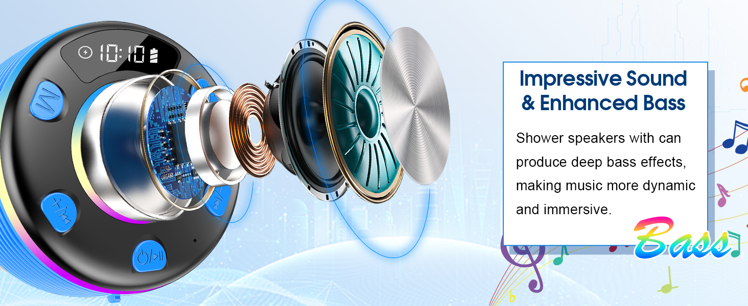 Bluetooth Shower Speaker