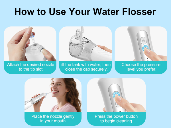 electric toothbrush and water flosser combo