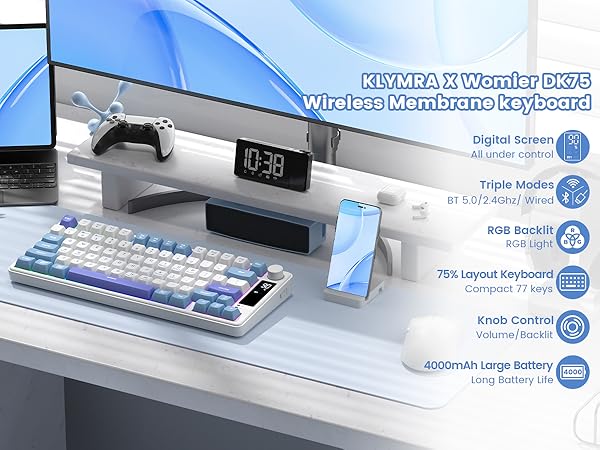 Womier DK75 Wireless Mechanical Keyboard