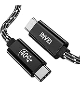INVZI USB 4 Cable for Active Thunderbolt 4 Cable 3.3FT (1m) [USB-IF Certified], TB4 Cable 40Gbps ...