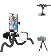 JJC Magnetic Flexible Tripod for DJI OSMO 360 Action 5 pro 4 3, Bendable Mpunt with 1/4" Screw, C...